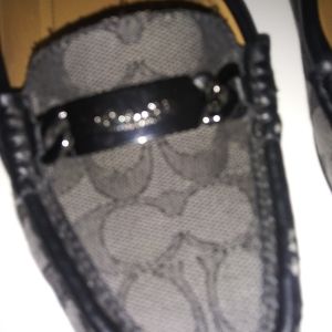 Coach A01918 olive black loafers